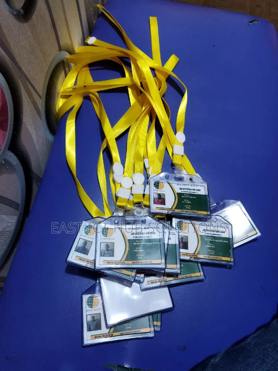 Interchangeable ID Holder Badge Lanyard And Card Holders