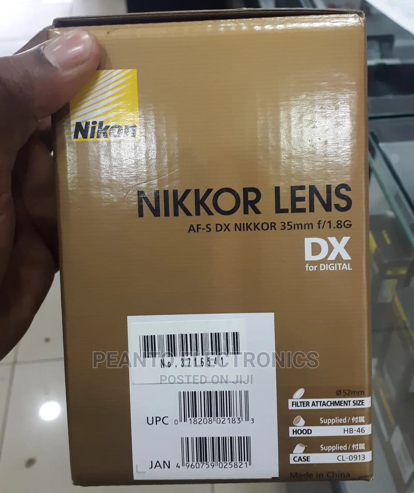 Nikon Af-S Dx Nikkor 35mm F/1.8g Lens
