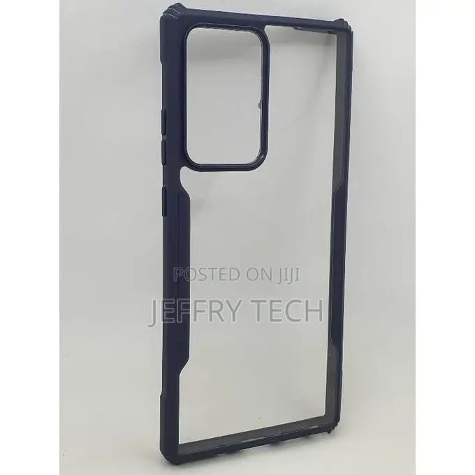 Samsung Note 20 Ultra Cover With Soft Silicone Edges and Tra