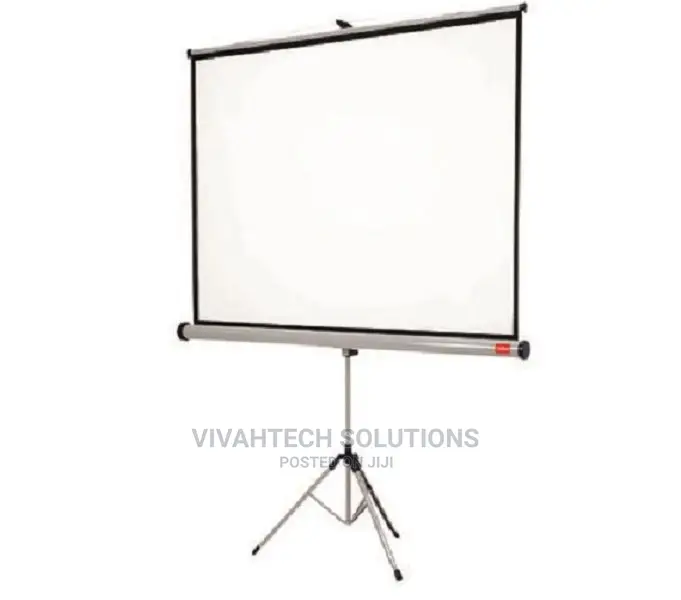 96" X 96" Portable Tripod Projector Projection Screen