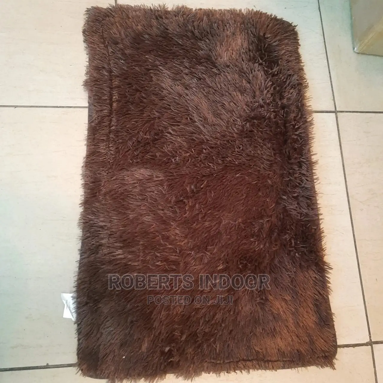 Brown Fluffy Door Mats