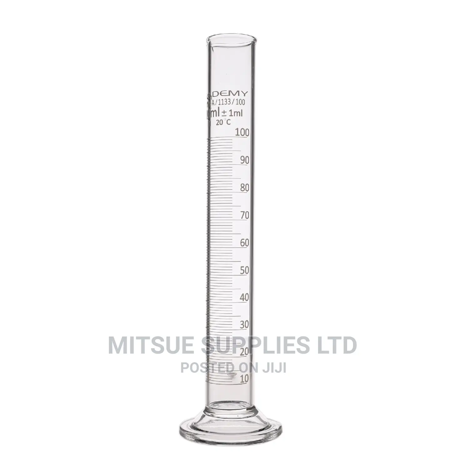 A Set of 10 Measuring Cylinder 5ml Glass (Griffchem)