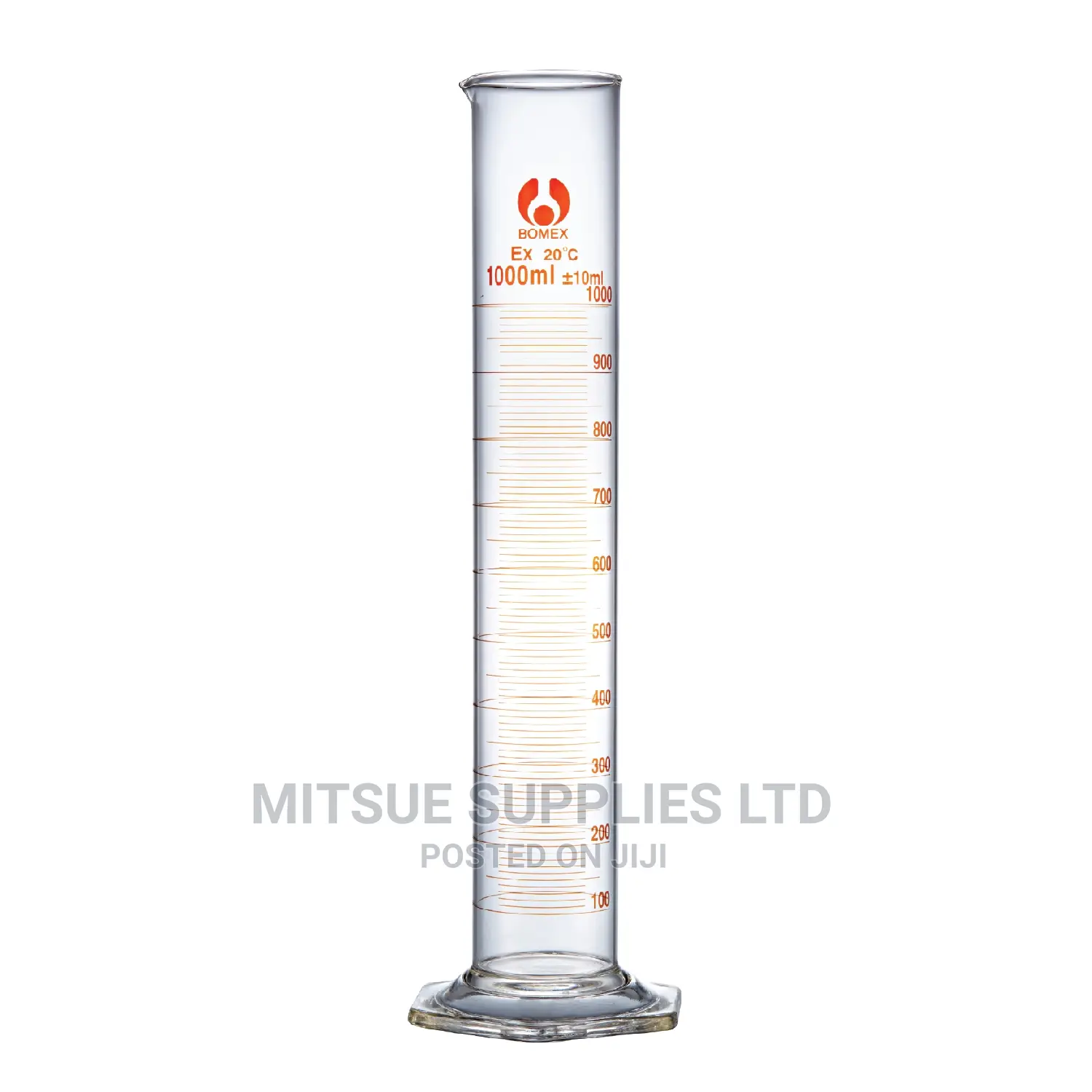 Measuring Cylinder 500ml Glass ( Borosil)