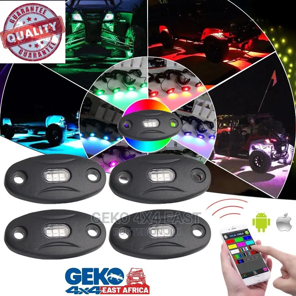 Rock Lights, Multi Color LED Rgb App Contolled