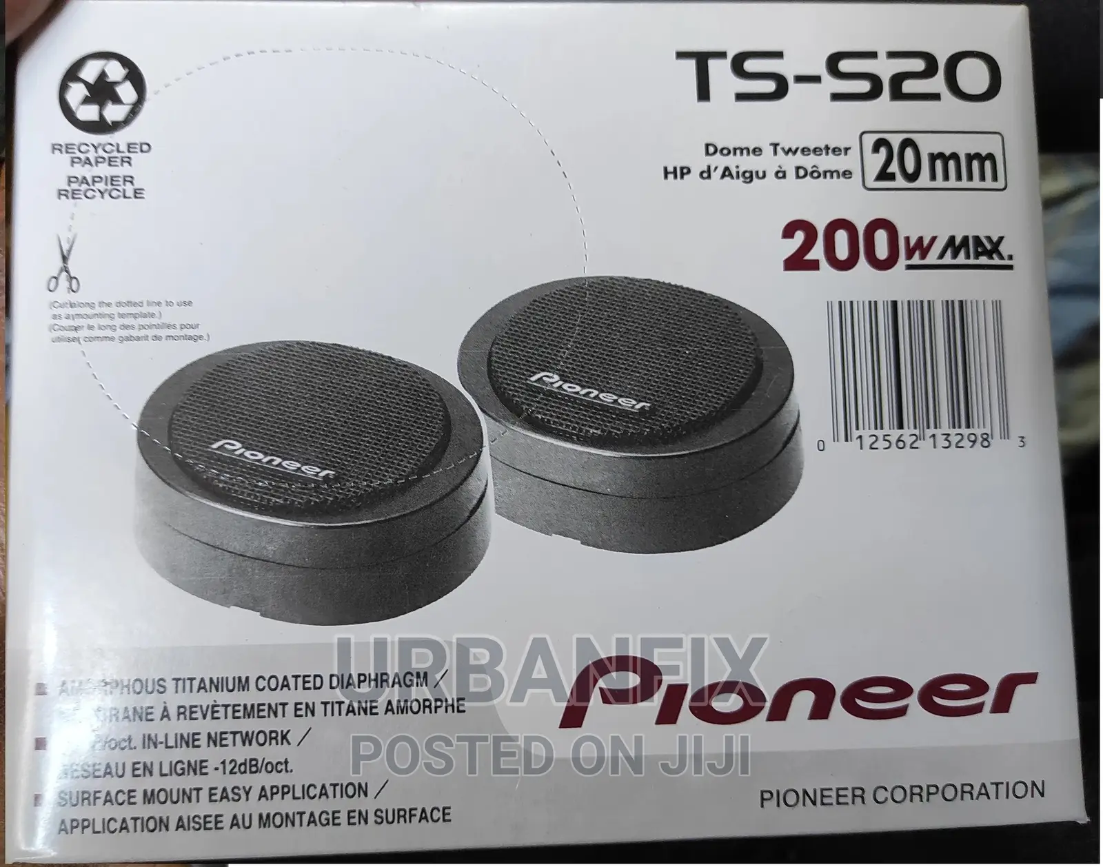 Pioneer Ts-S20 Dome Tweeters