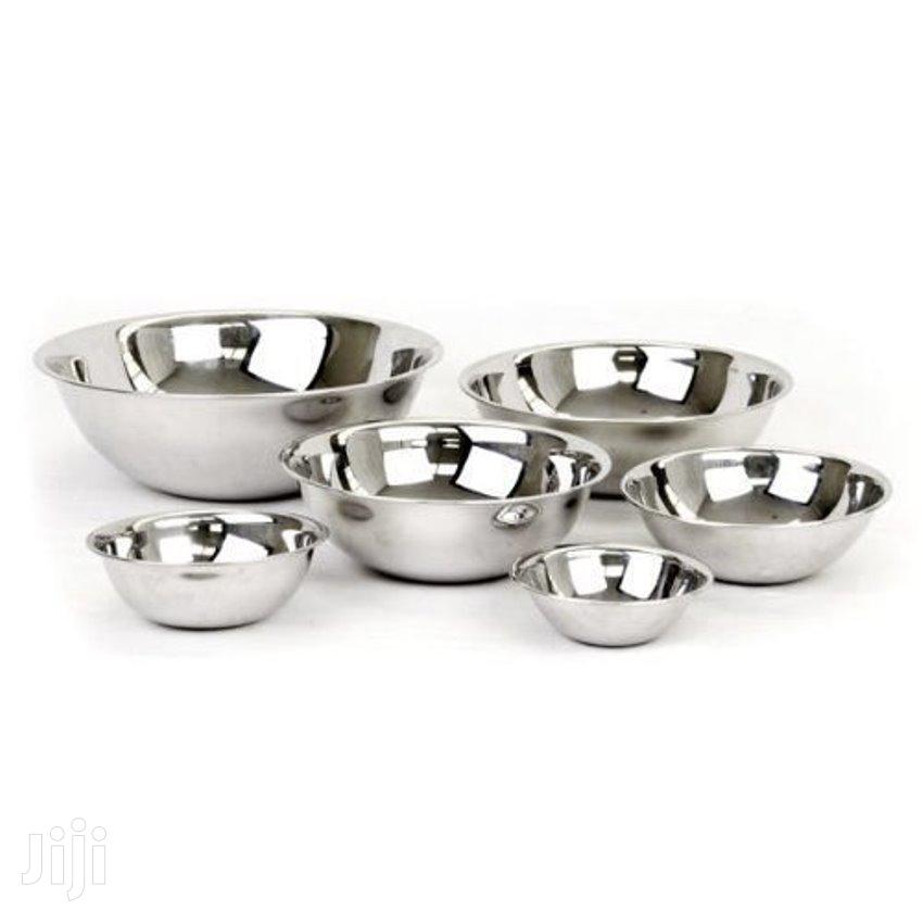 Stainless Steel Bowls for Mixing Food Preparation, Serving