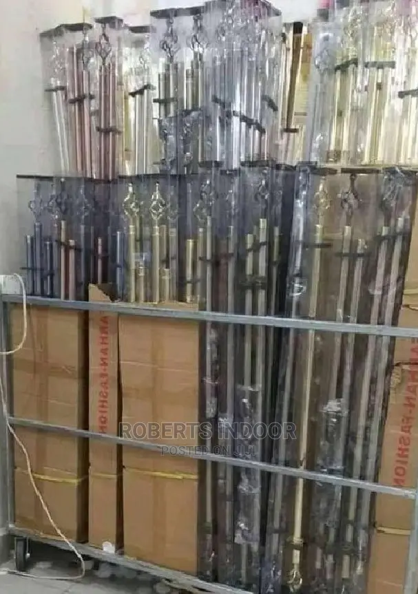 2m Double Curtain Rod