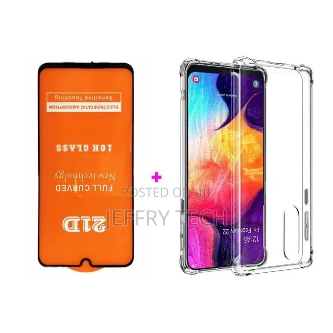 Back Case + Glass Screen Protector for Samsung Galaxy A30s