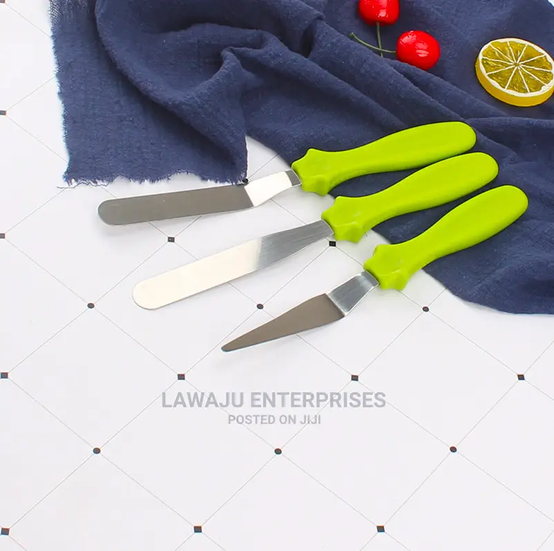 3in1 Cake Pallet Knife Set (Light Gauge)
