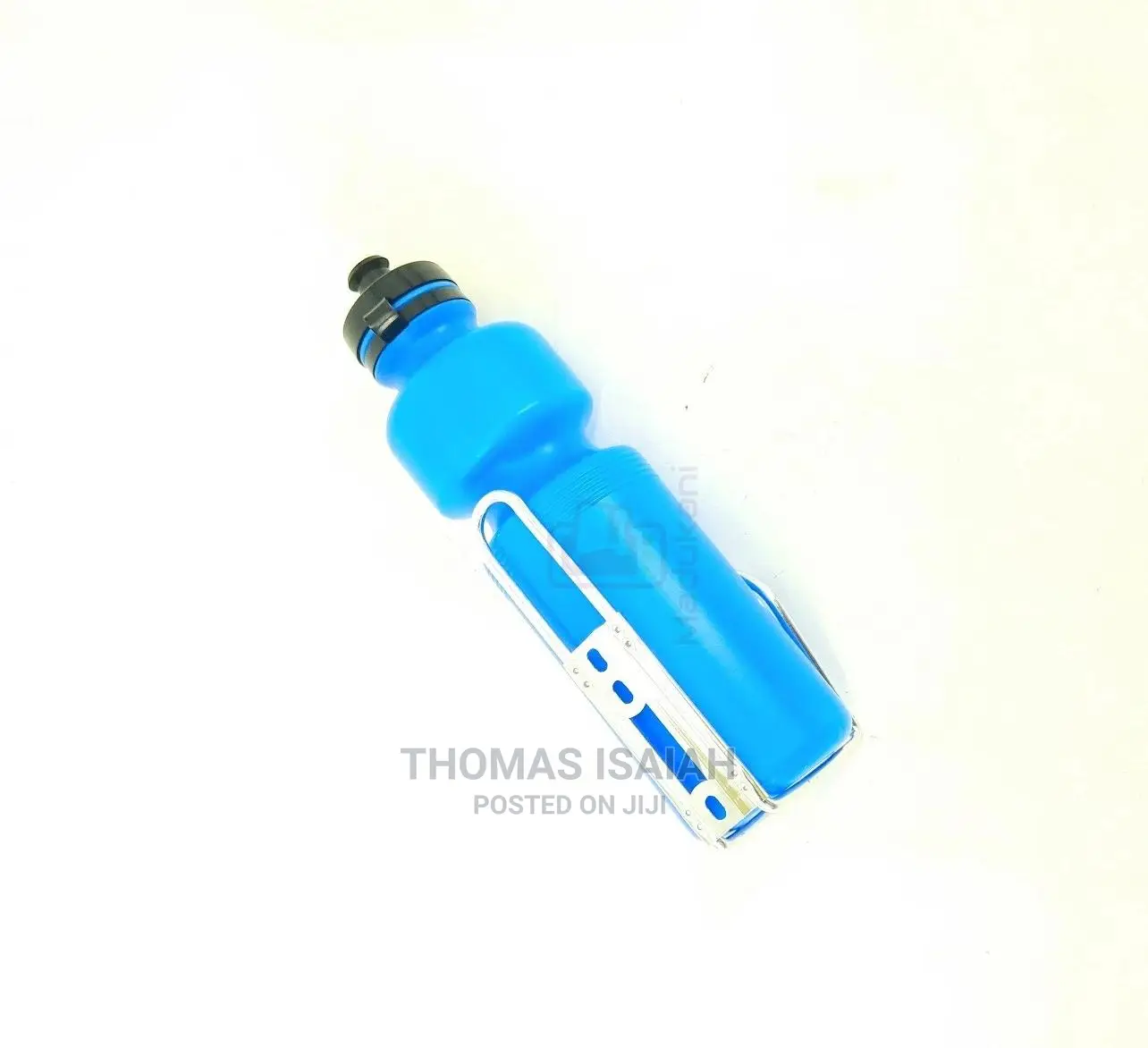 750ML Bicycle Squeeze Sports Water Bottle With Metal Holder