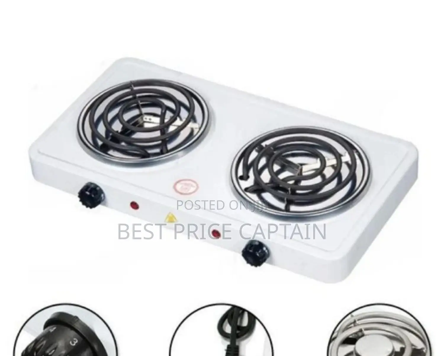 2 Burner Coil Plate Rashnik Cooker.
