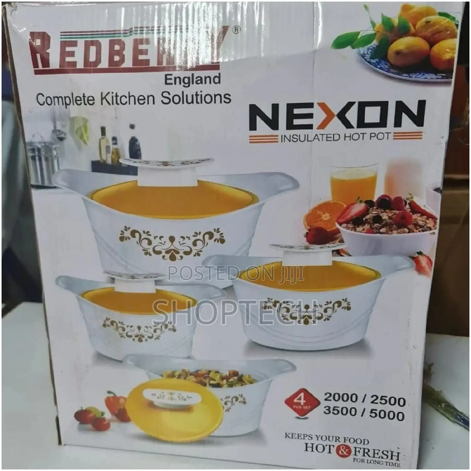 4pieces Nexon Insulated Hotpots.