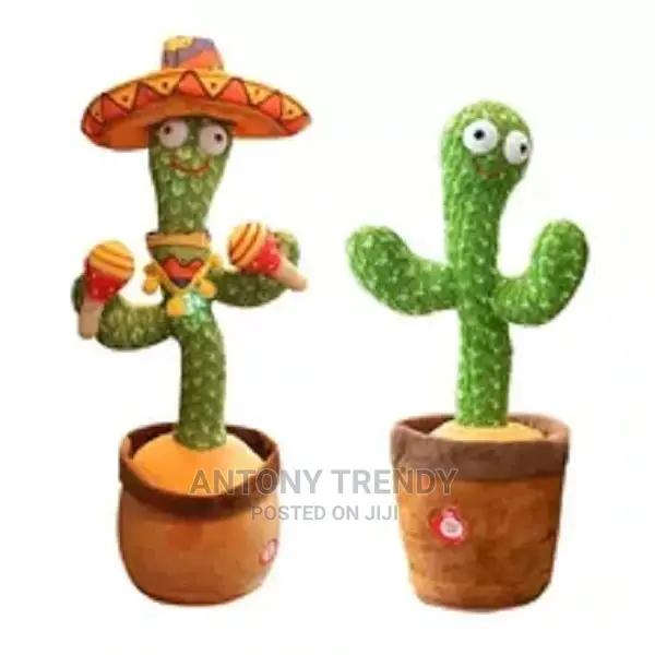 Dancing Cactus Repeat Talking Toy Electronic Plush Toys.
