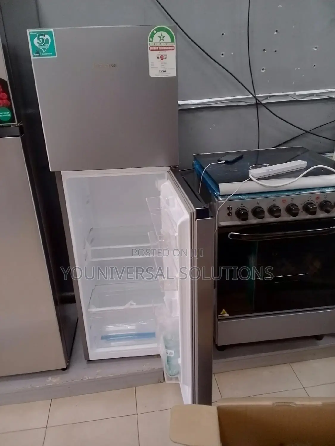 Hisense 120l Double Door Refrigerator.