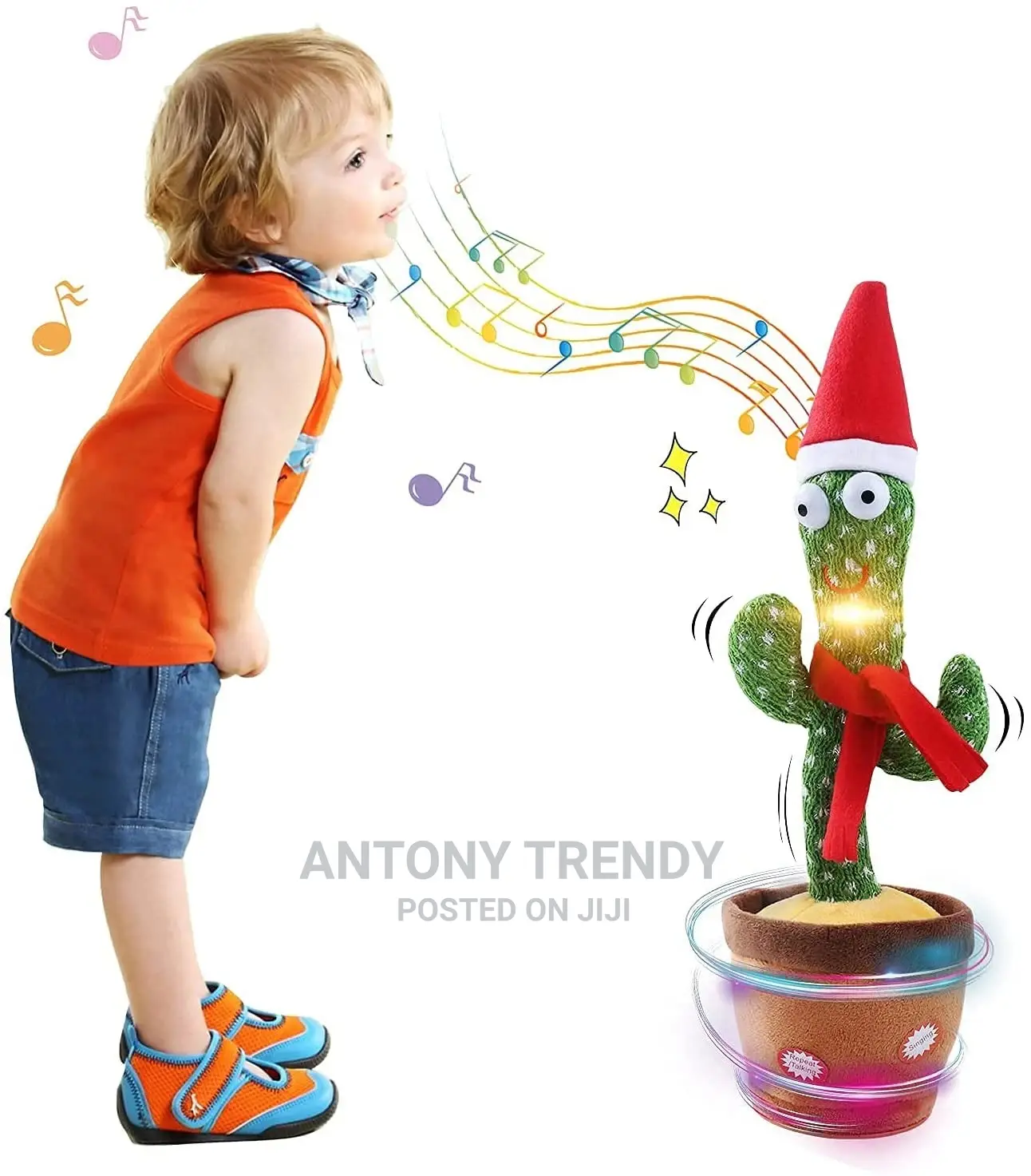 Dancing Cactus Plush Toyfor Kids