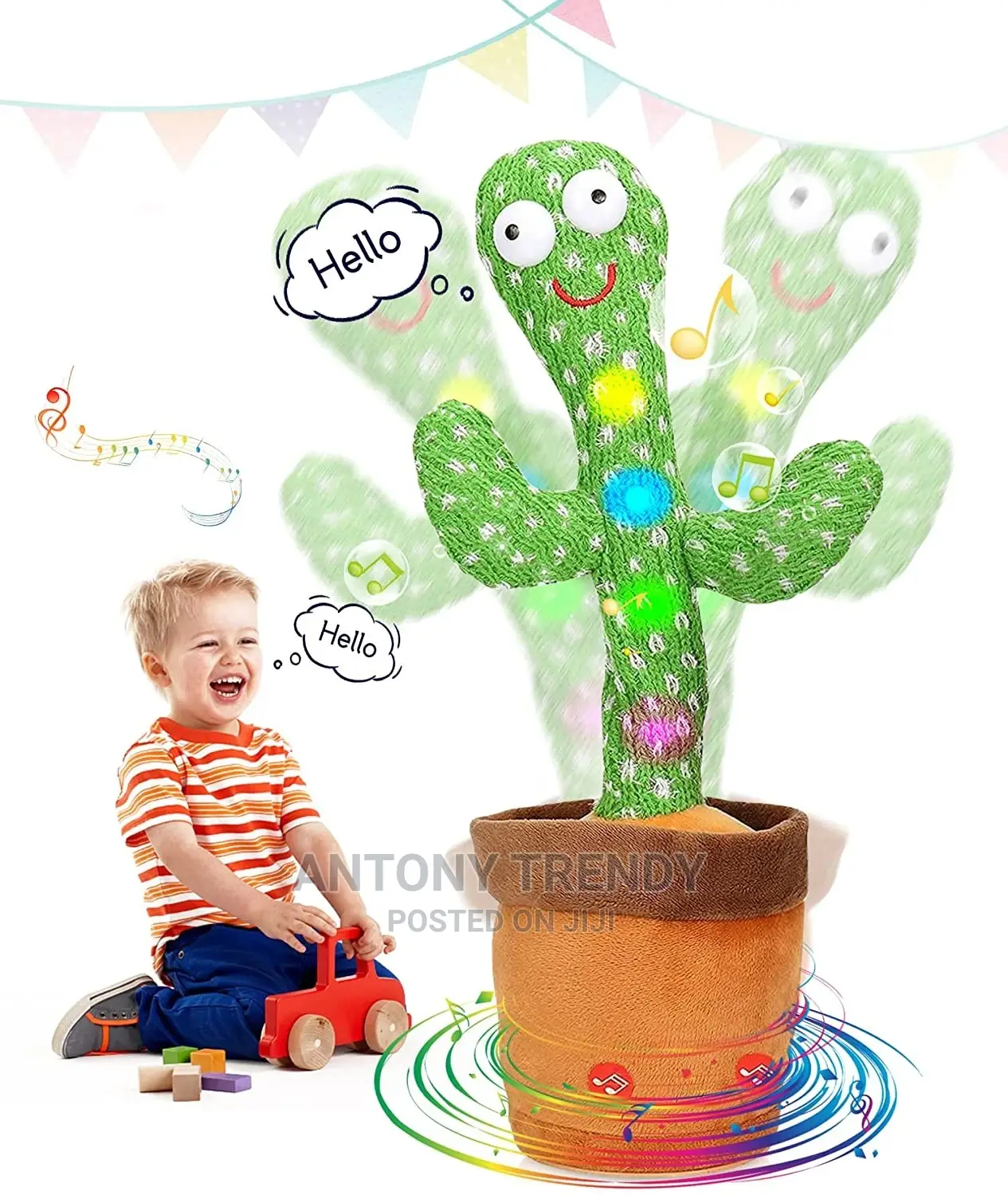 Dancing Cactus Plush Toy
