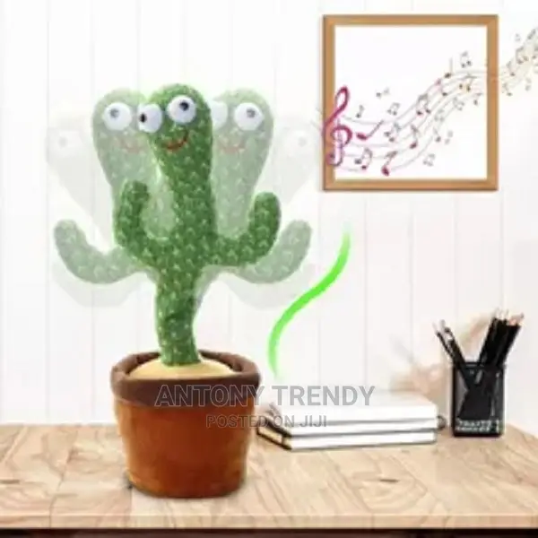 Dancing Cactus Repeat Talking Toy.