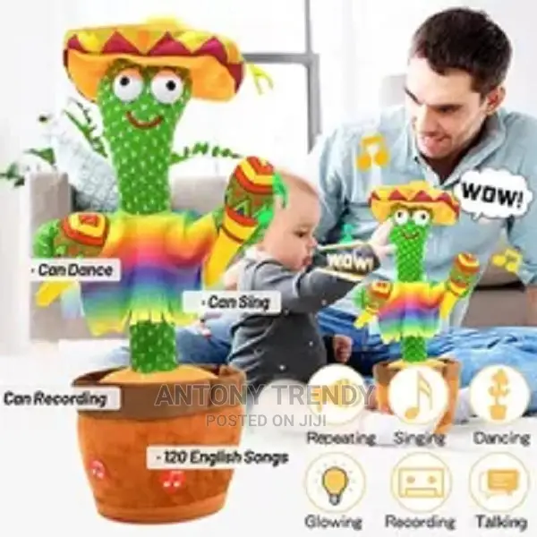 Dancing Cactus 120 Song Speaker Talking .