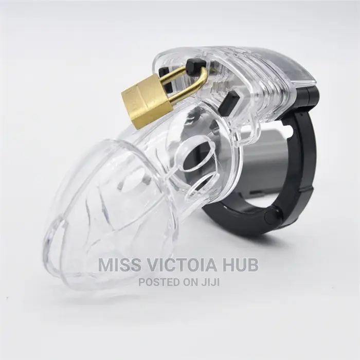 Men's Plastic Locking Dildo Device Penis Cage
