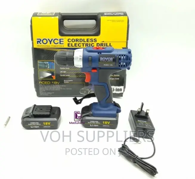 Quality Royce RCED 18V Cordless Drill