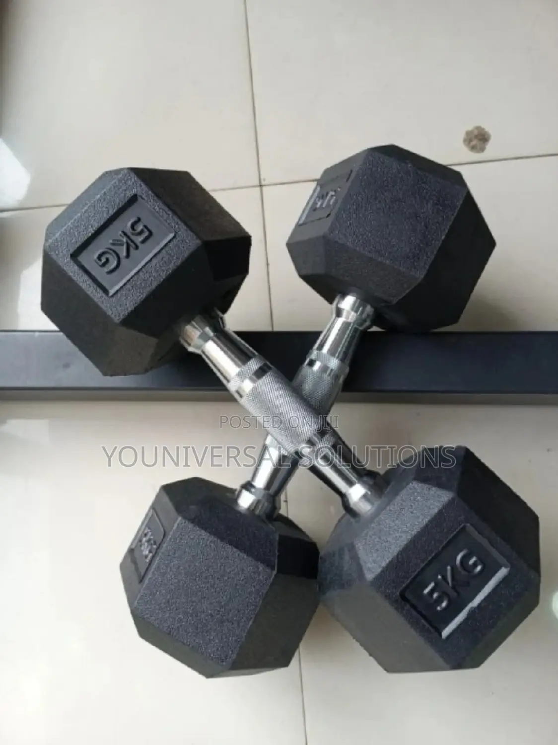 5kgs Hexagonal Dumbbells