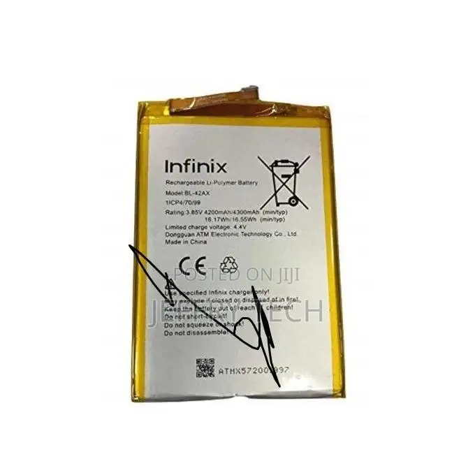 Infinix X572 Note 4 Battery BL - 42AX - Silver