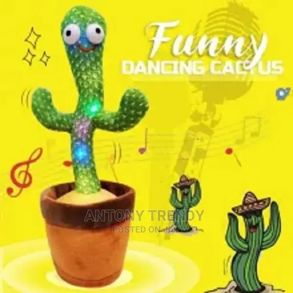 Funny Dancing Talking Cactus Toy .