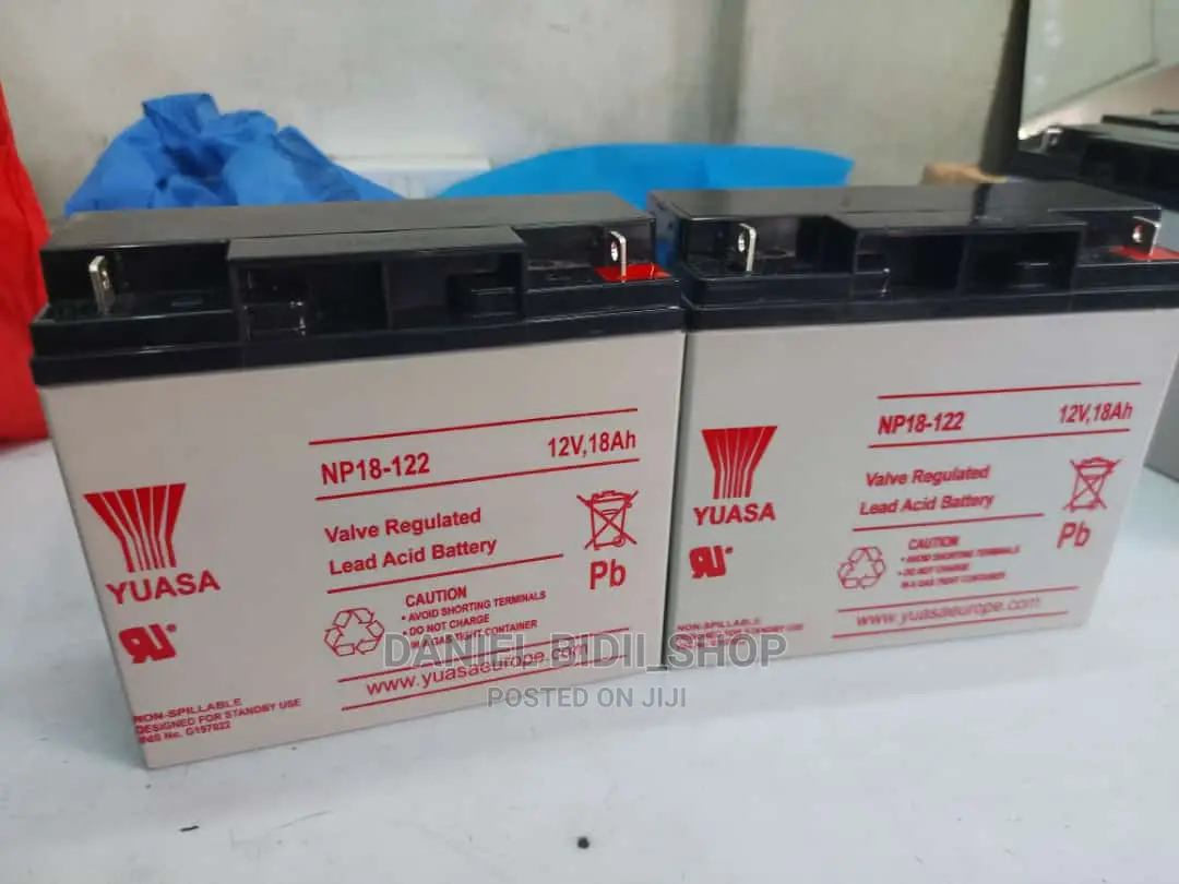 Yuasa 12v 18ah Valve Regulated MF Battery
