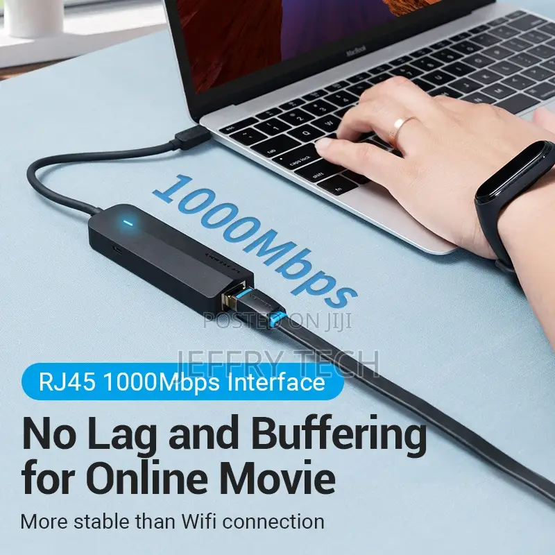 Vention 5-in-1 Usb-C Hub Mix Gigabit Ethernet Adapter