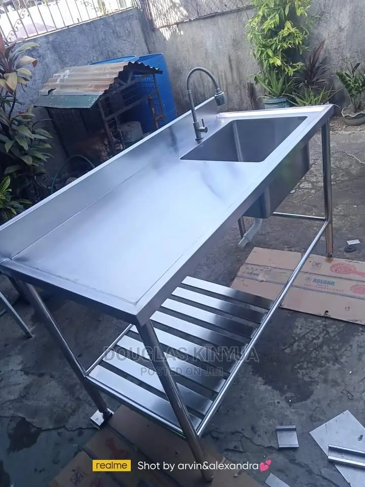 Stainless Steel Kitchen Sink ( Top Working Sink)