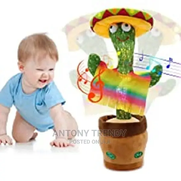 Dancing Cactus 120 Song Speaker Talking Voice Repeat.
