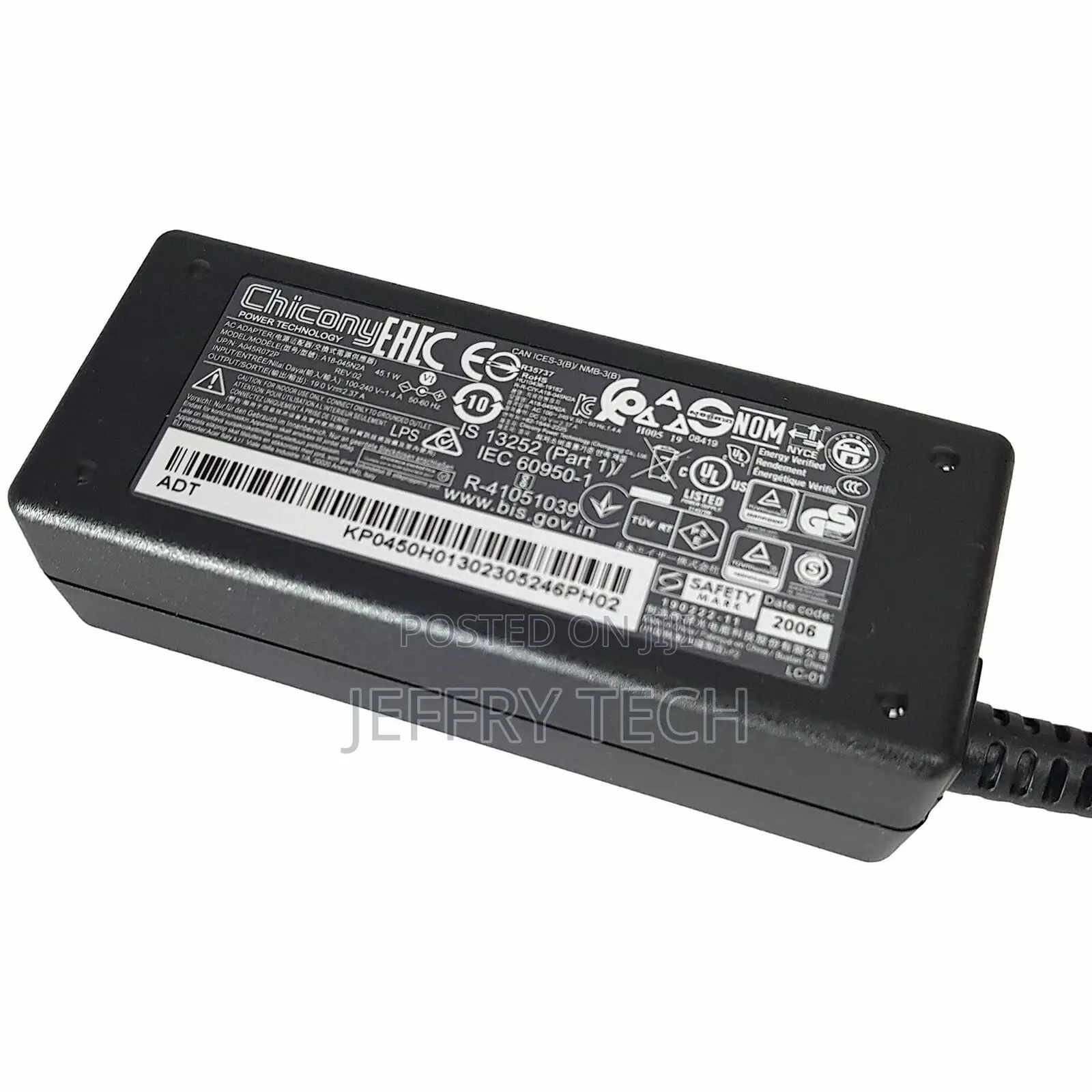 Acer Aspire A315-22 A315-23 A315-33 A315-34 AC Power Adapter