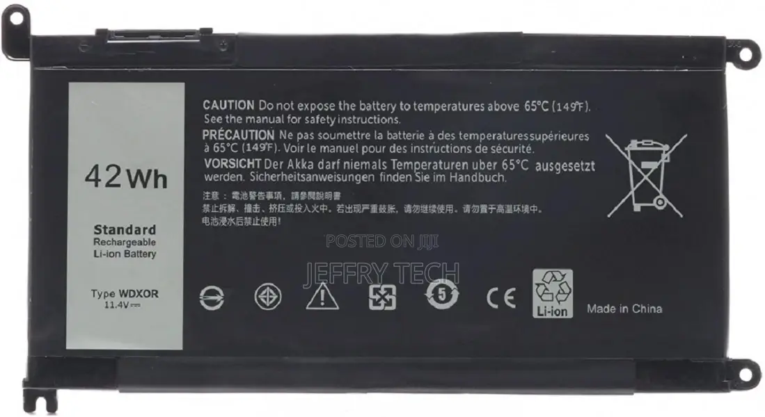 WDX0R Battery for Dell Inspiron 15 5565 5567 5568 5570 5575