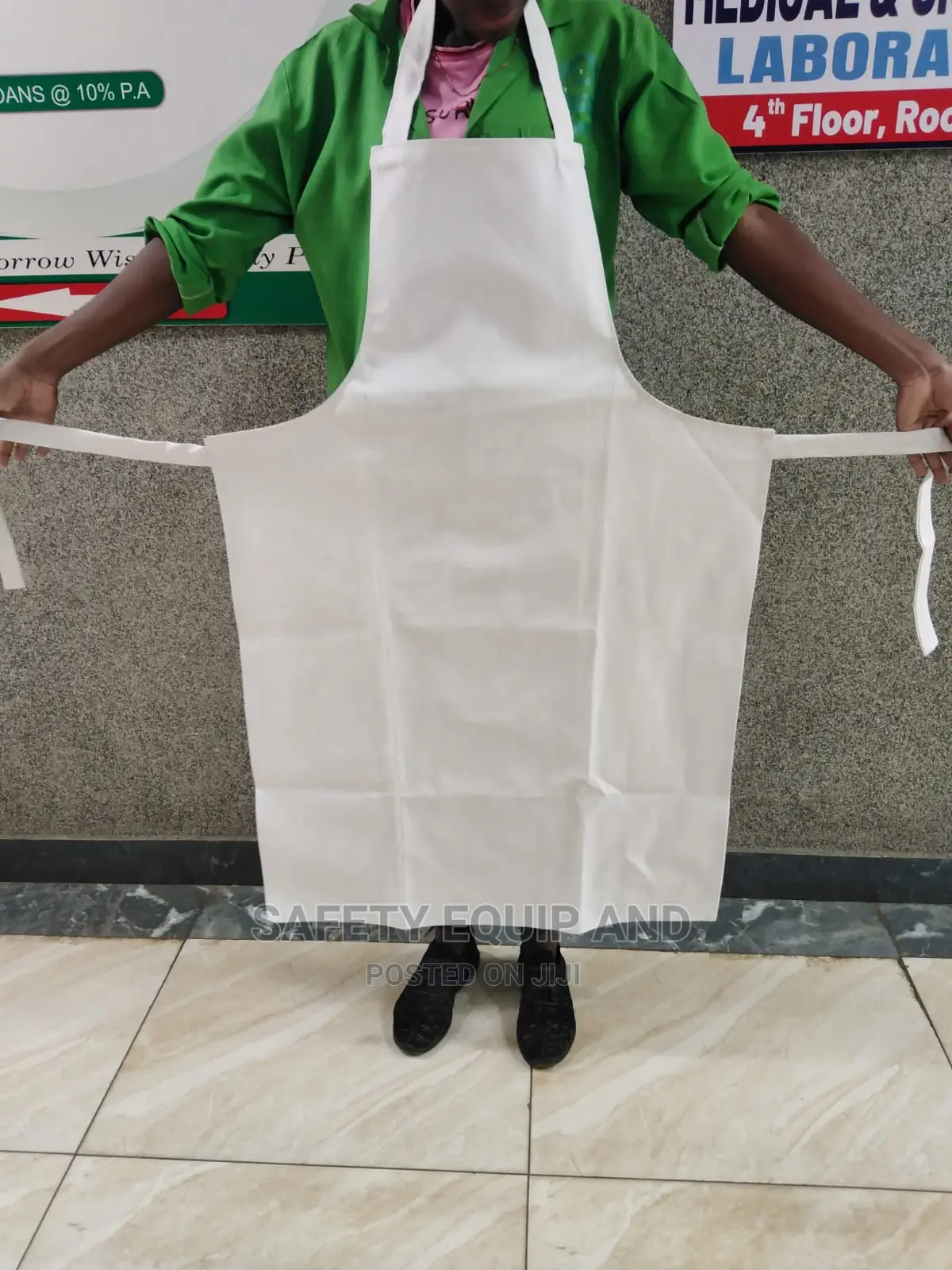 Aprons Available/White
