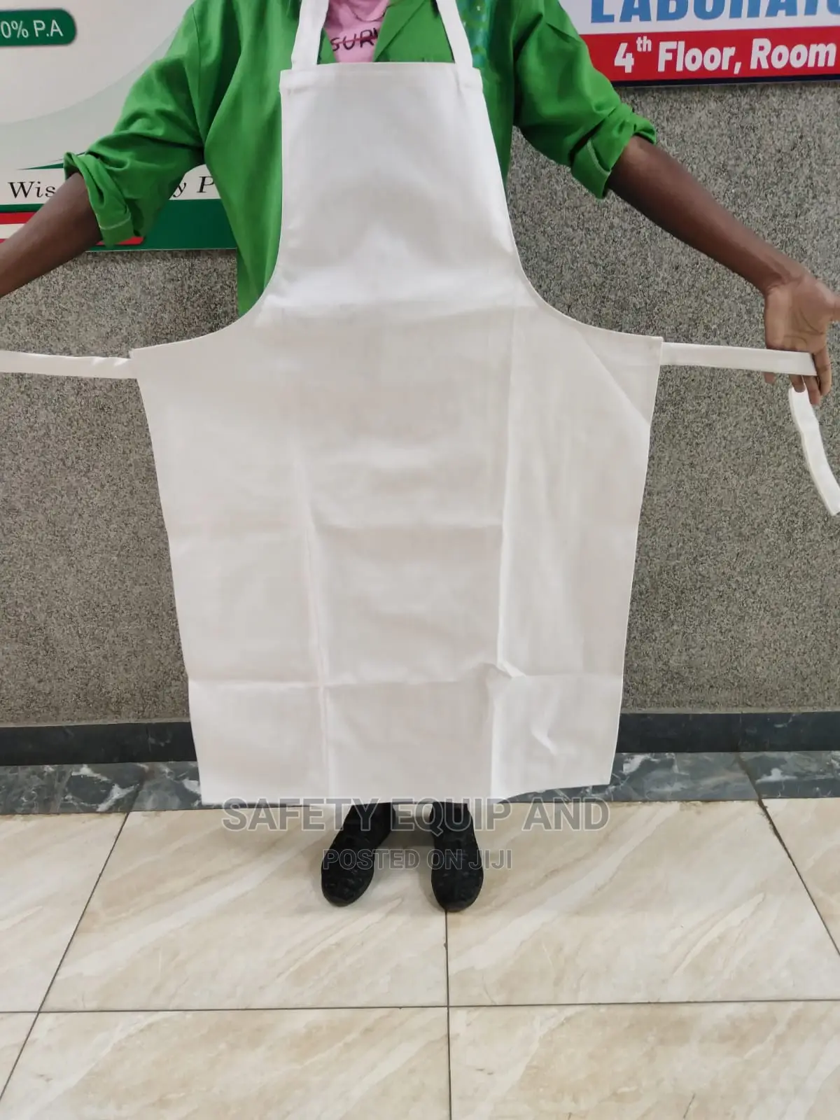 Aprons Available/White