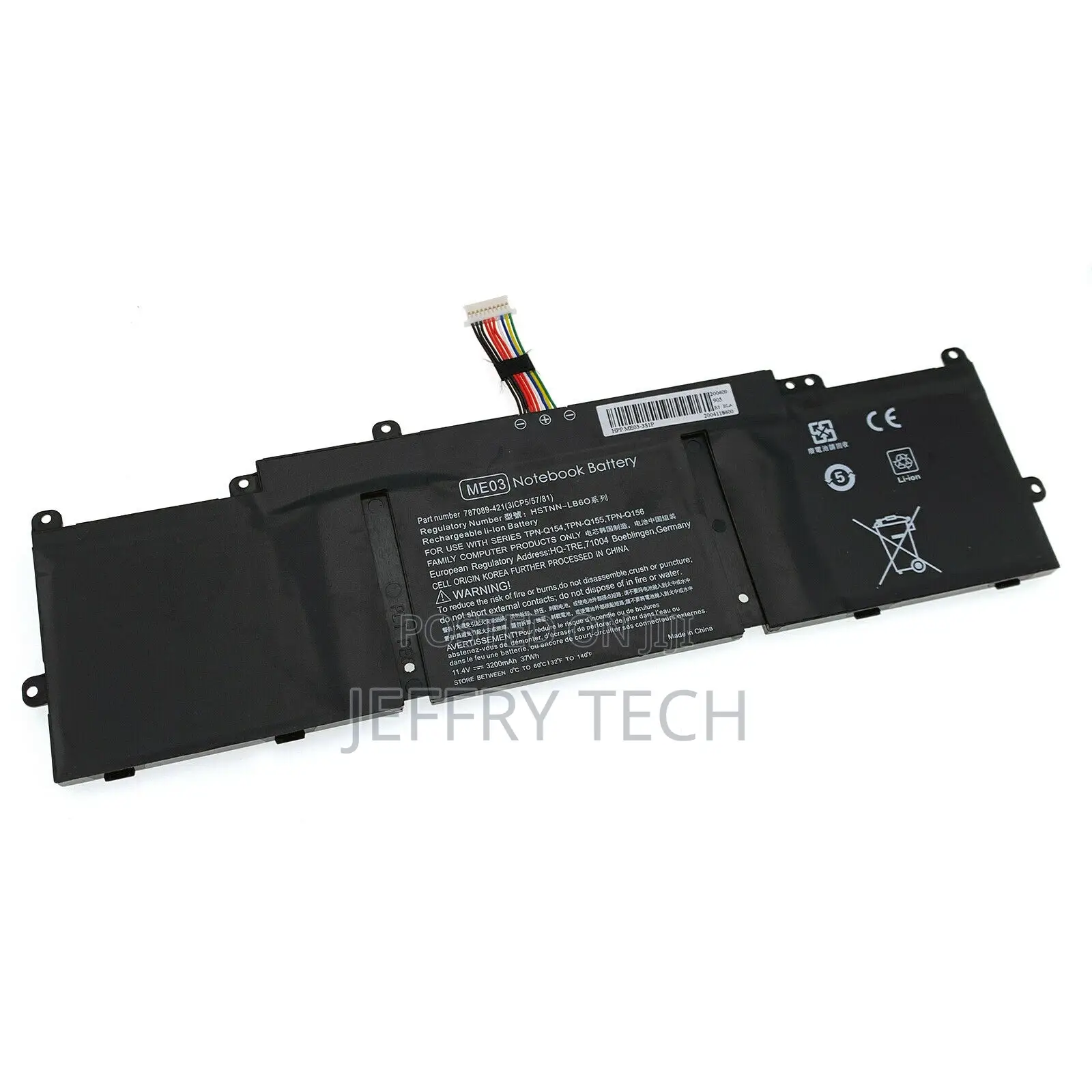 New ME03XL Battery for HP Stream 11 13-C010nr Notebook 78752