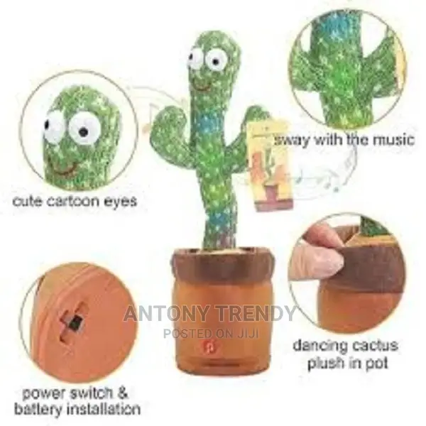 Dancing Cactus,Cactus Toy,Cactus Toys for Kids That Repeats