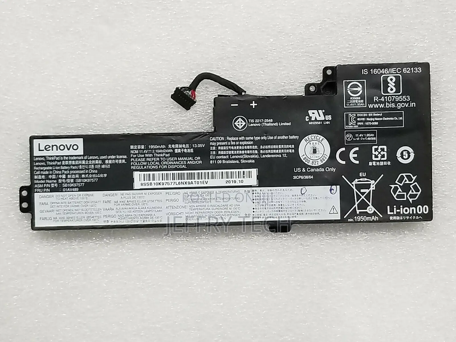 01AV421 01AV489 Battery for Lenovo Thinkpad T470 T480
