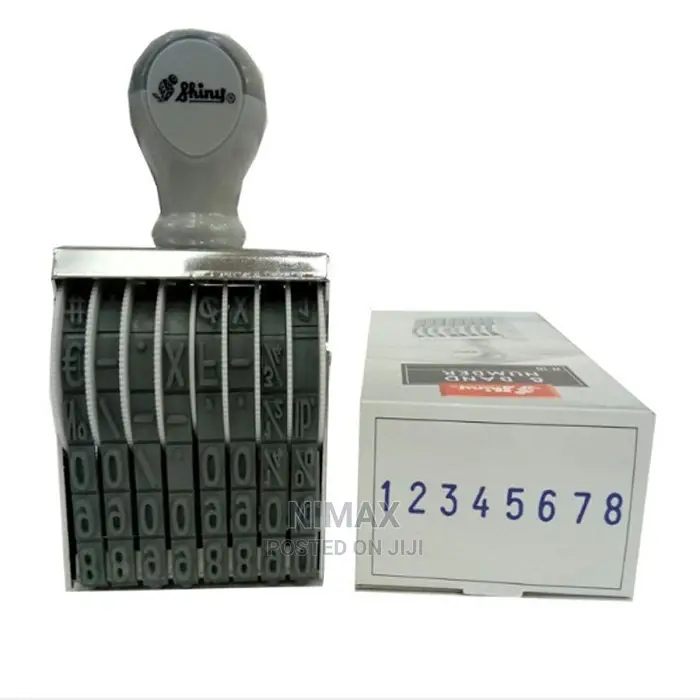 Hand Number / Letter Stamp Size 5 - 8 Bands 11mm