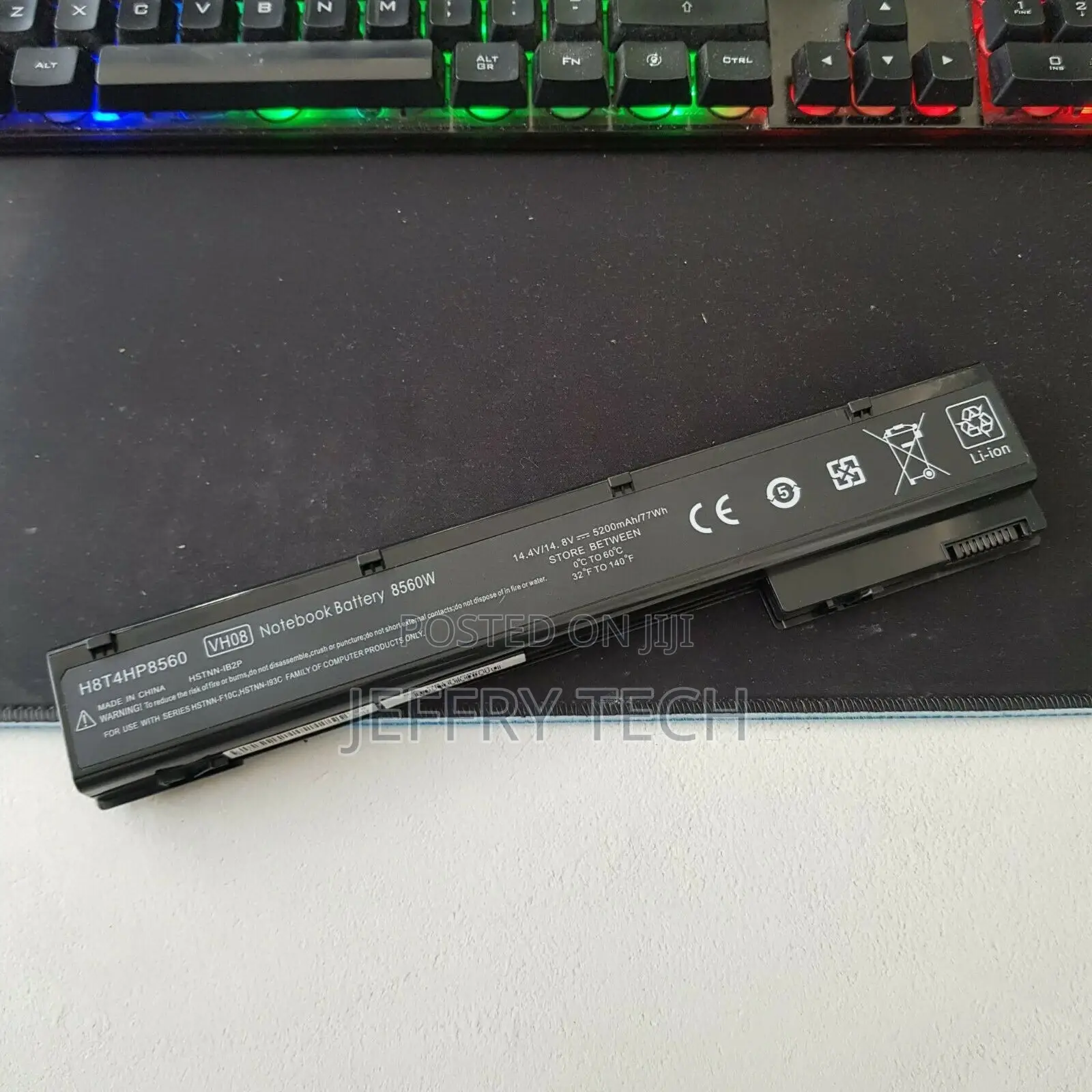 Battery HP VH08 632425-001 HSTNN-LB2Q HSTNN-LB2P 8560w 8570w