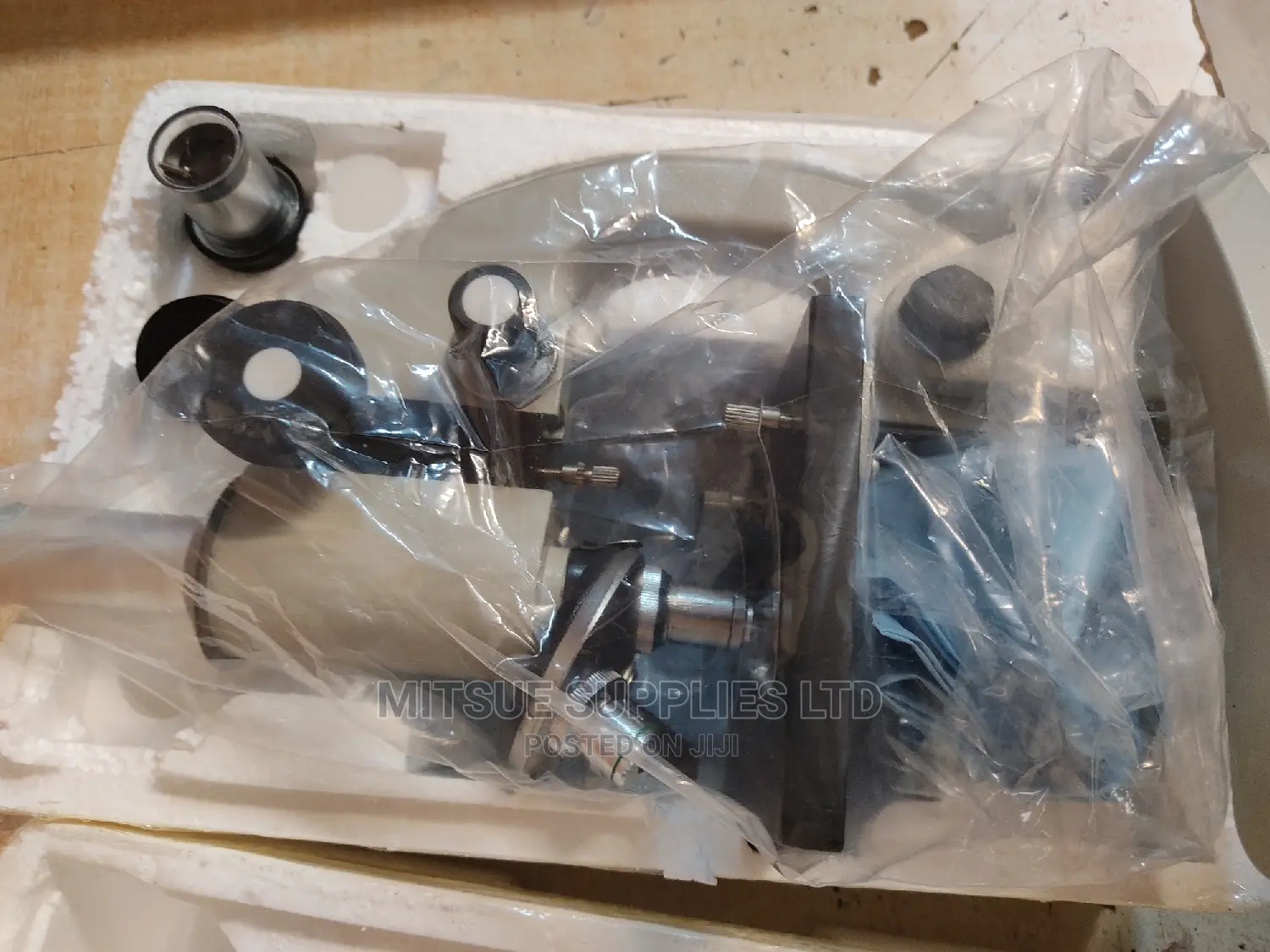 Supertek Monocular Microscope in Wooden Case