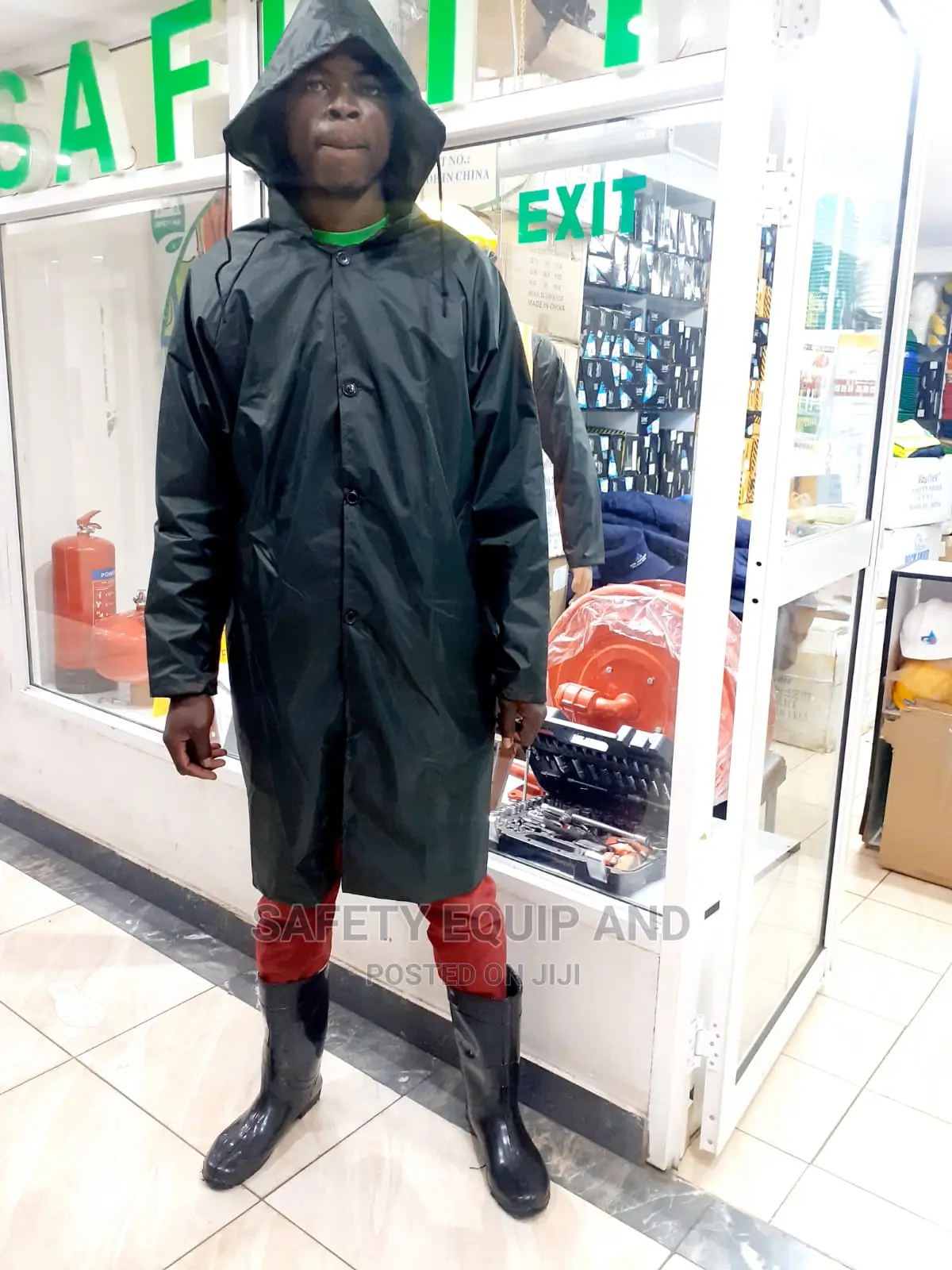 Jungle Green Raincoat