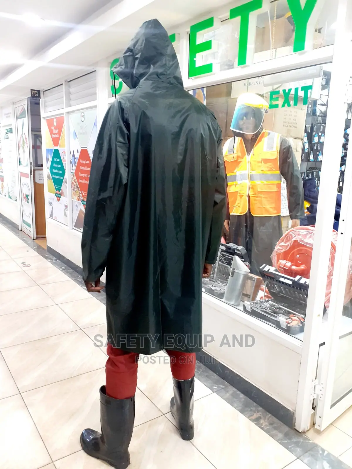Rain Protection/Jungle Green Raincoat