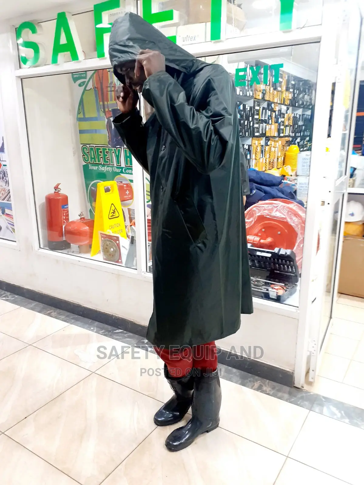 Rain Protection/Jungle Green Raincoat