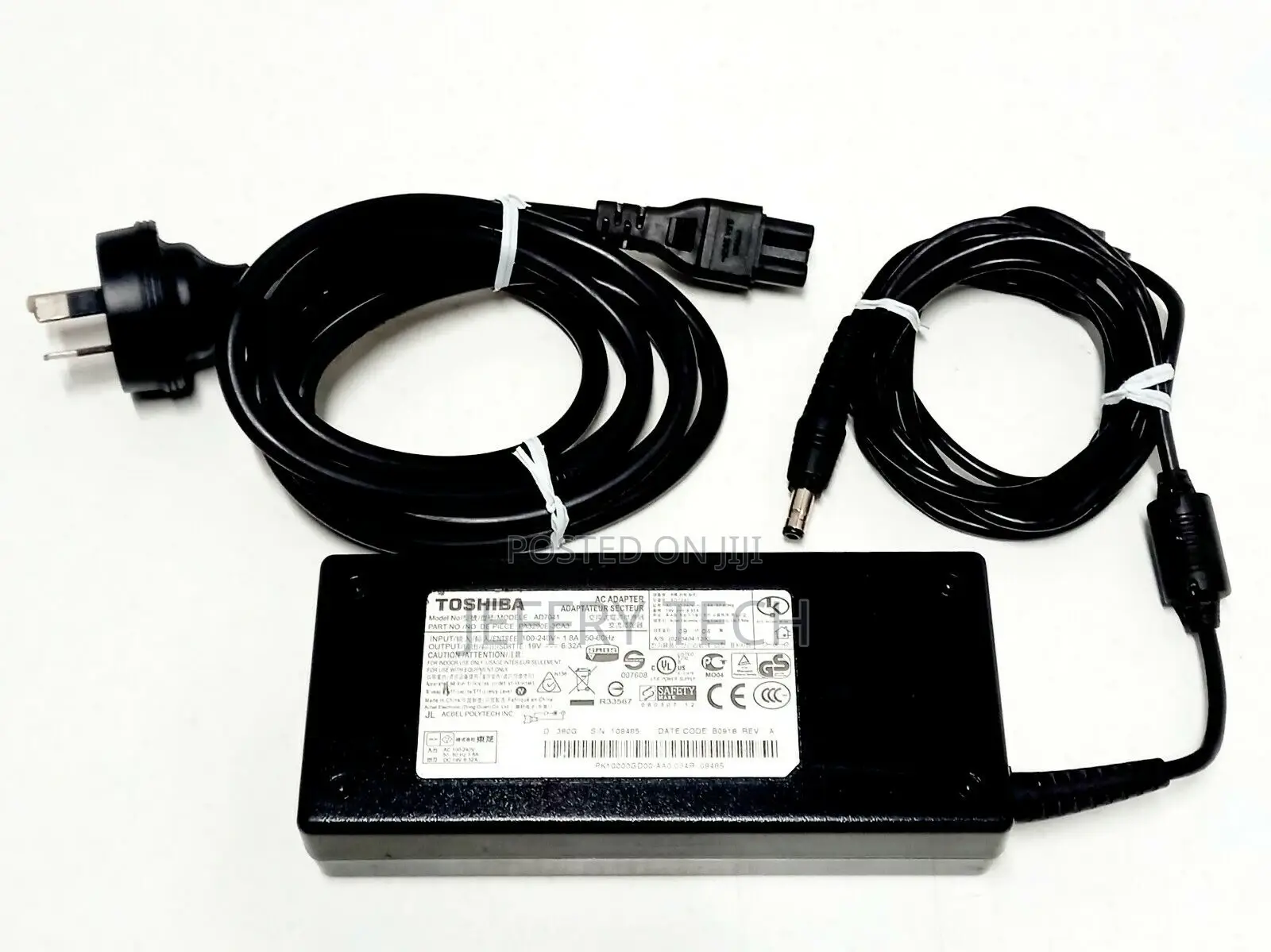 Toshiba AD7041 19V AC Adapter Laptop Charger Power Supply