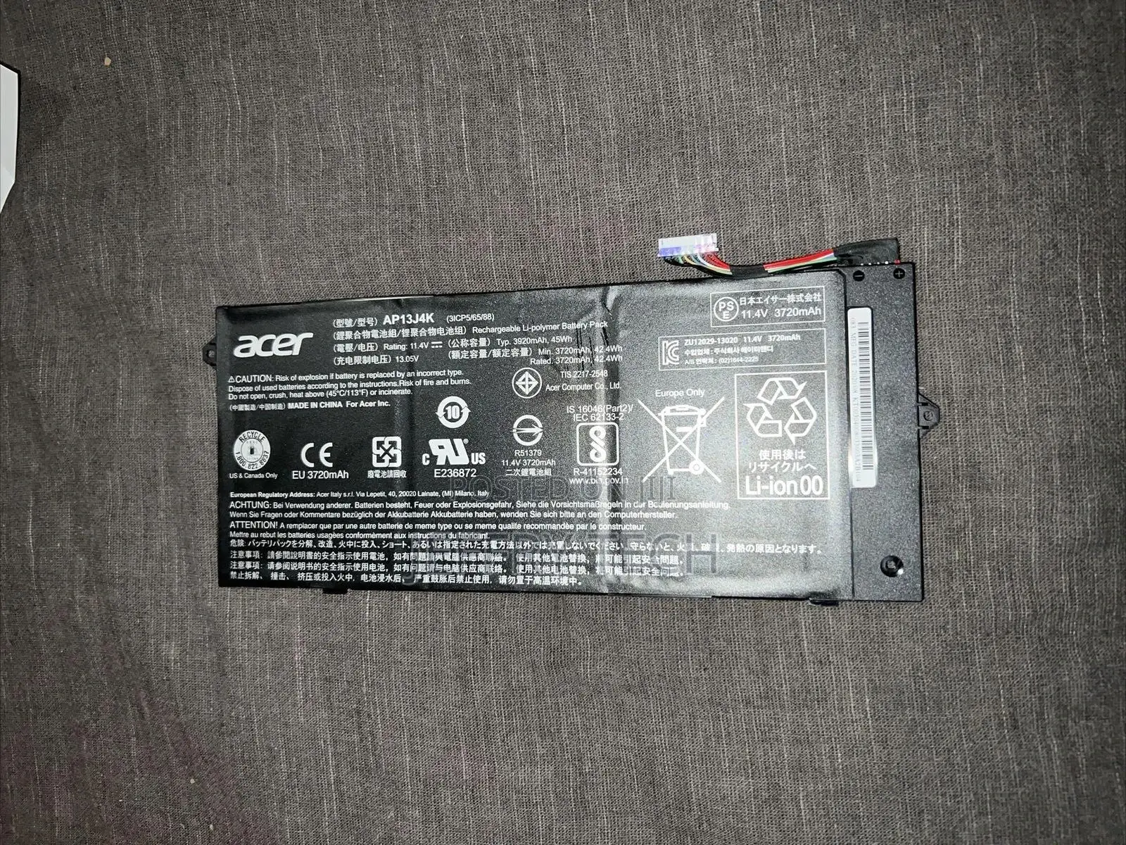 AP13J4K Battery for Acer Chromebook 11.6" C720 C740 C720-284