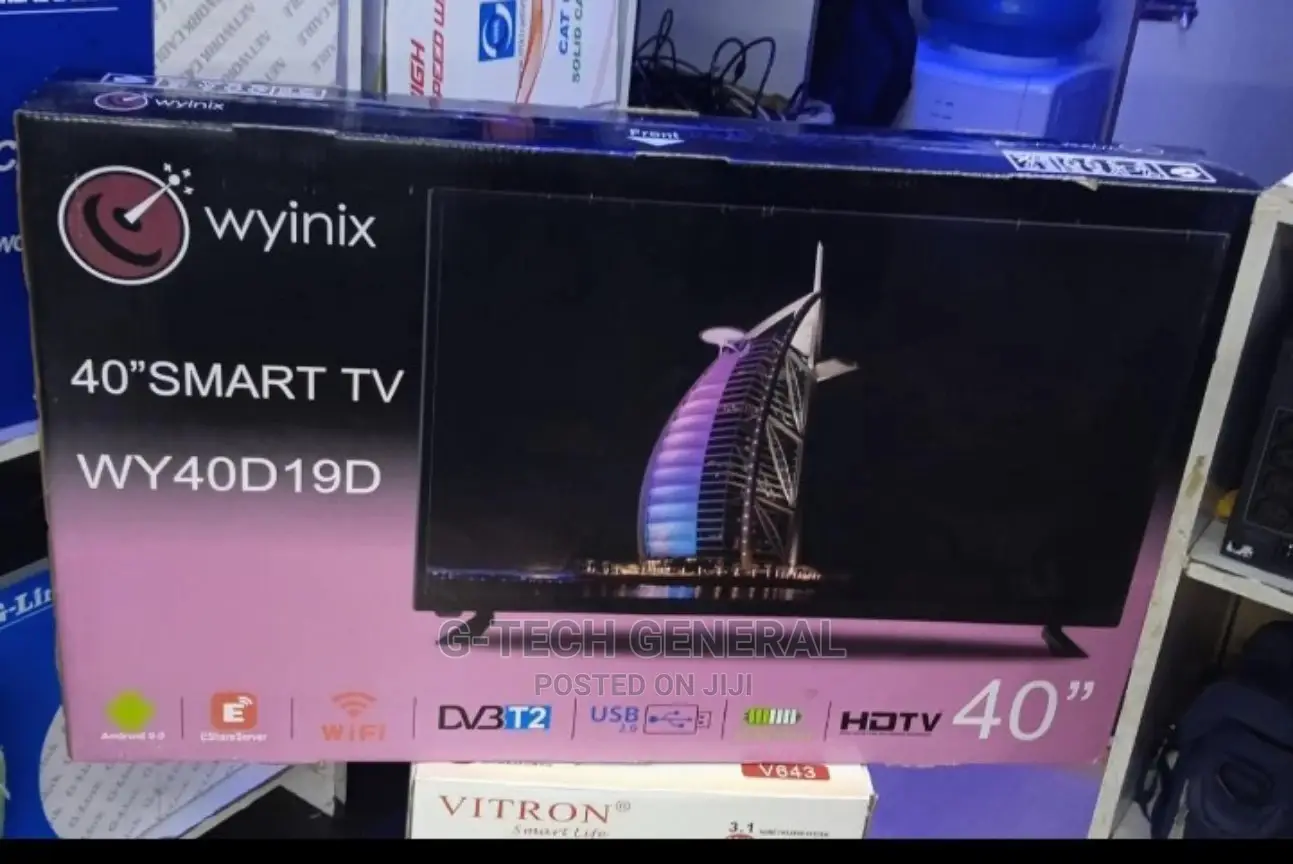 Wyinix 40" Smart Android, Youtube, Netflix,In Built Decoder