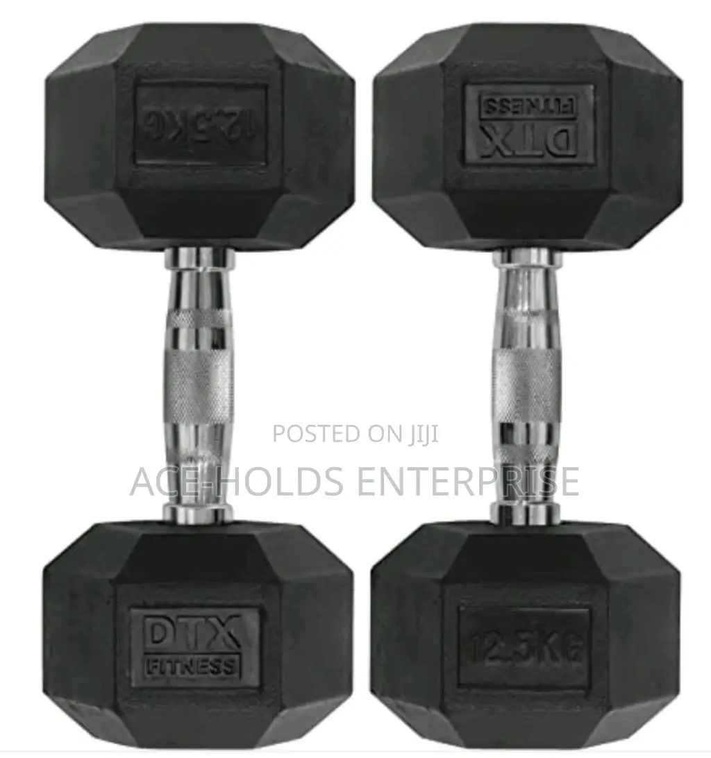 12 .5kgs Hexagon Dumbbell