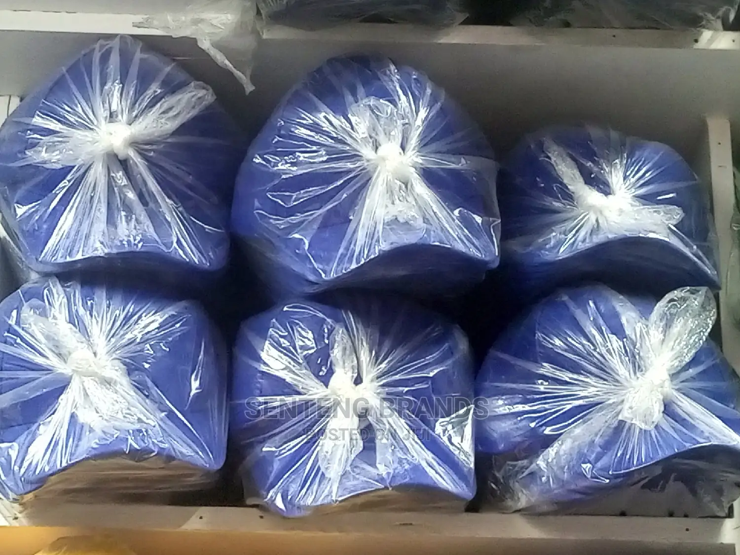 Royal Blue Plain Caps.