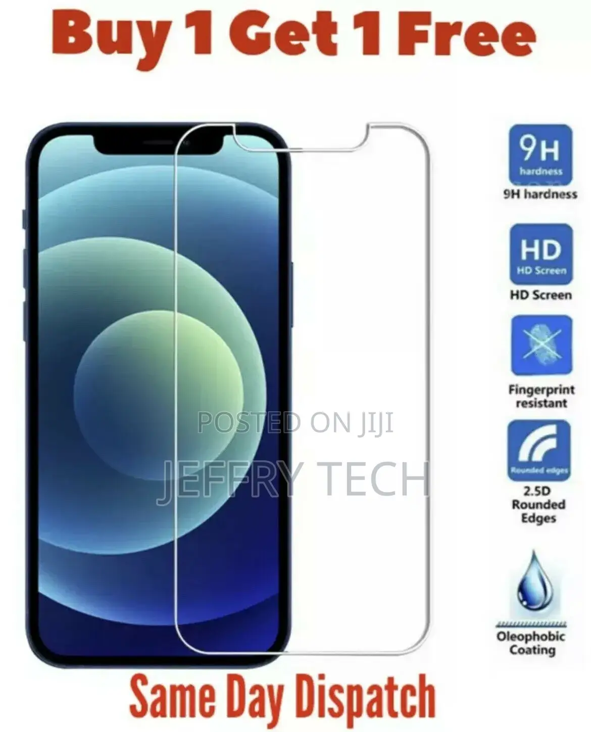 Tempered Apple iPhone 12 13 P Glass Screen Protector Apple I